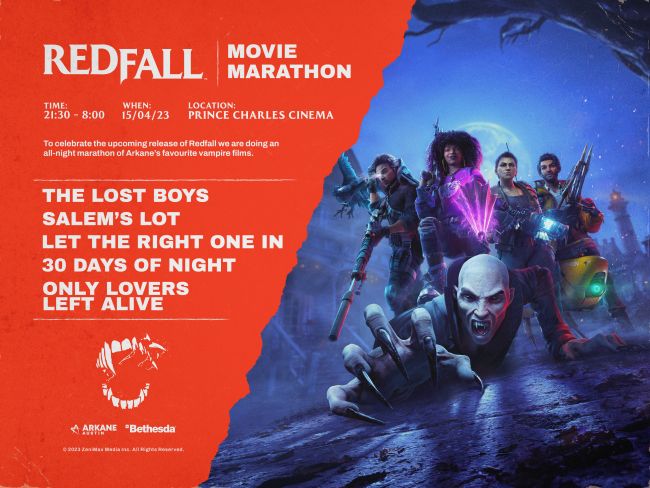 Entrez dans l’esprit Redfall avec une soirée cinéma sur le thème des vampires à Londres