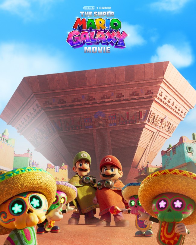 Mario et Luigi visiteront le Royaume des Sables dans le film Super Mario Odyssey. The Super Mario Galaxy Movie