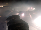 La fum&eacute;e des feux d'artifice de la victoire de l'Inter Milan en Coppa entra&icirc;ne un retard dans le match de tennis entre J&oacute;dar et Darderi.