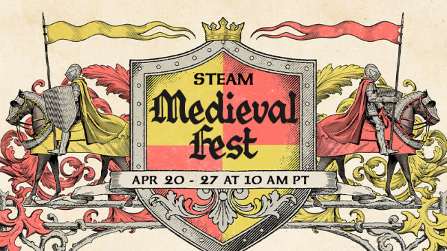 Trouve un cheval digne de ce nom et une armure appropriée, car la fête médiévale de Steam est arrivée