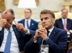 Macron et Merz discuteront du projet d'avion de combat en difficult&eacute;, d'une valeur de 100 milliards d'euros.