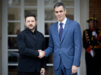Zelensky visite Madrid et Sanchez d&eacute;clare que "personne ne nous fera oublier ce qui se passe en Ukraine"