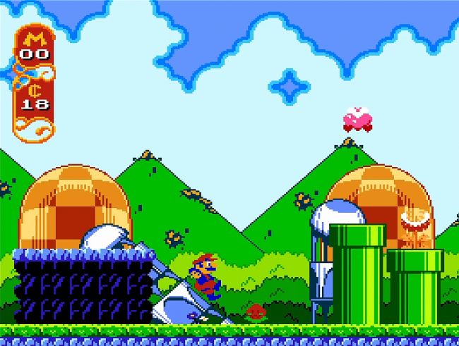 Voici à quoi aurait pu ressembler un jeu Super Mario pour la Play Station de la Super Nintendo.