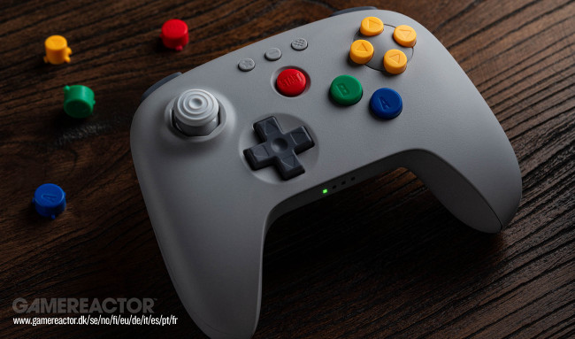 8Bitdo 64 Bluetooth Controller Classic Grey