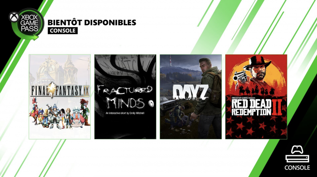 Les arrivées du Xbox Game Pass pour le mois de mai
