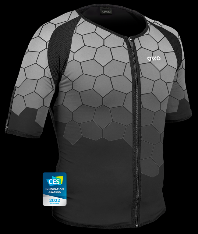 Un aperçu de la veste haptique Owo, pensée pour "ressentir les sensations dans notre corps"