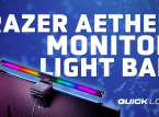 La barre lumineuse pour moniteur Razer Aether apporte encore plus de RVB à ton installation.