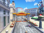 Luigi mangeant des churros sur la Plaza Mayor annonce le circuit madrilène de Mario Kart Tour