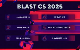 BLAST donne les grandes lignes de son calendrier Counter-Strike 2025.