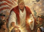 L'image de J&eacute;sus-Christ dans l'IA de Trump suscite des r&eacute;actions n&eacute;gatives dans le cadre de la querelle avec le Pape Leo.