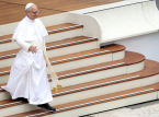 Le pape L&eacute;on met en garde contre la "tyrannie majoritaire" dans les d&eacute;mocraties apr&egrave;s l'affrontement avec Trump.