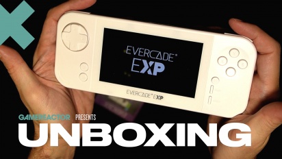 Evercade EXP - Gamereactor Unboxing et gameplay direct et hors écran