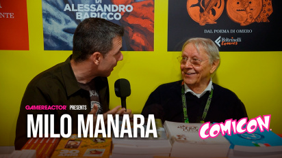 Le dessinateur de BD touch&eacute; par Eros - Interview du Maestro Milo Manara au Comicon Napoli