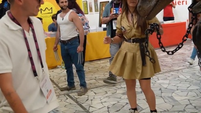 Comicon Napoli 25 - Bande de personnages et de Cosplay