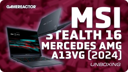 MSI Stealth 16 Mercedes-AMG Motorsport A13V (2024) - Déballage