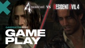 Resident Evil 4 Remake vs Original Gameplay Comparison - Leon & Luis Sera défendent la cabine