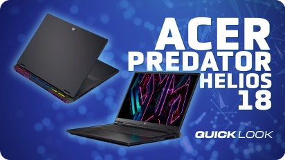 Acer Predator Helios 18 (Quick Look) - Jeux de nouvelle génération