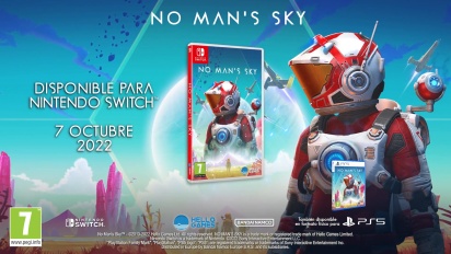 No Man - Bande-annonce de la date de sortie Nintendo Switch (espagnol)